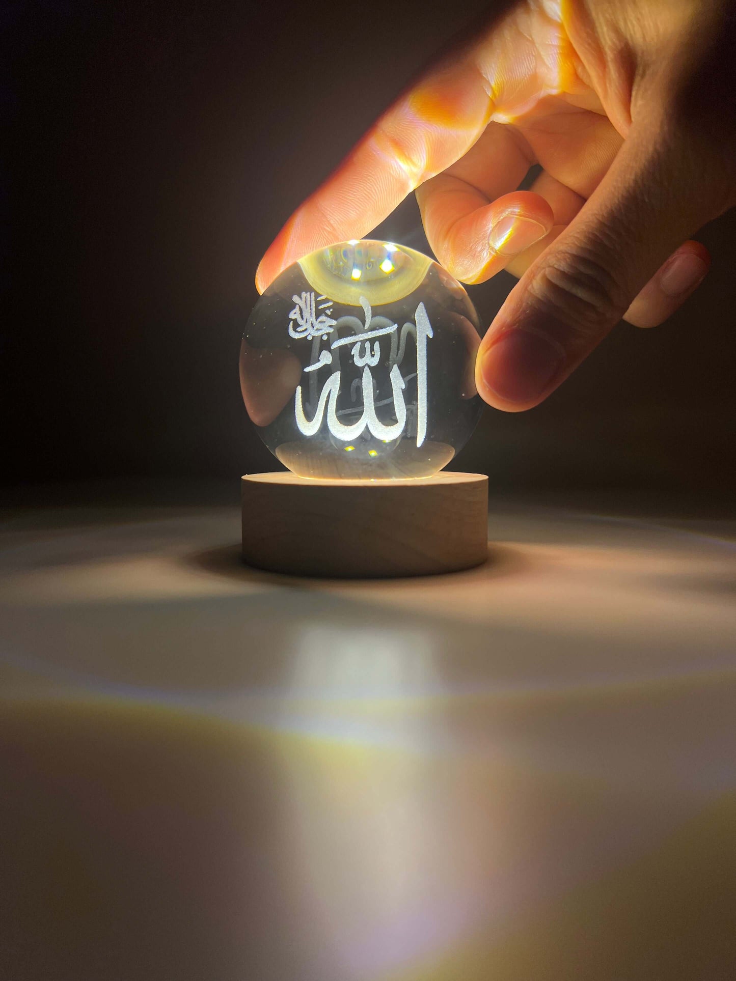 The Halal Globe โ Crystal of Faith