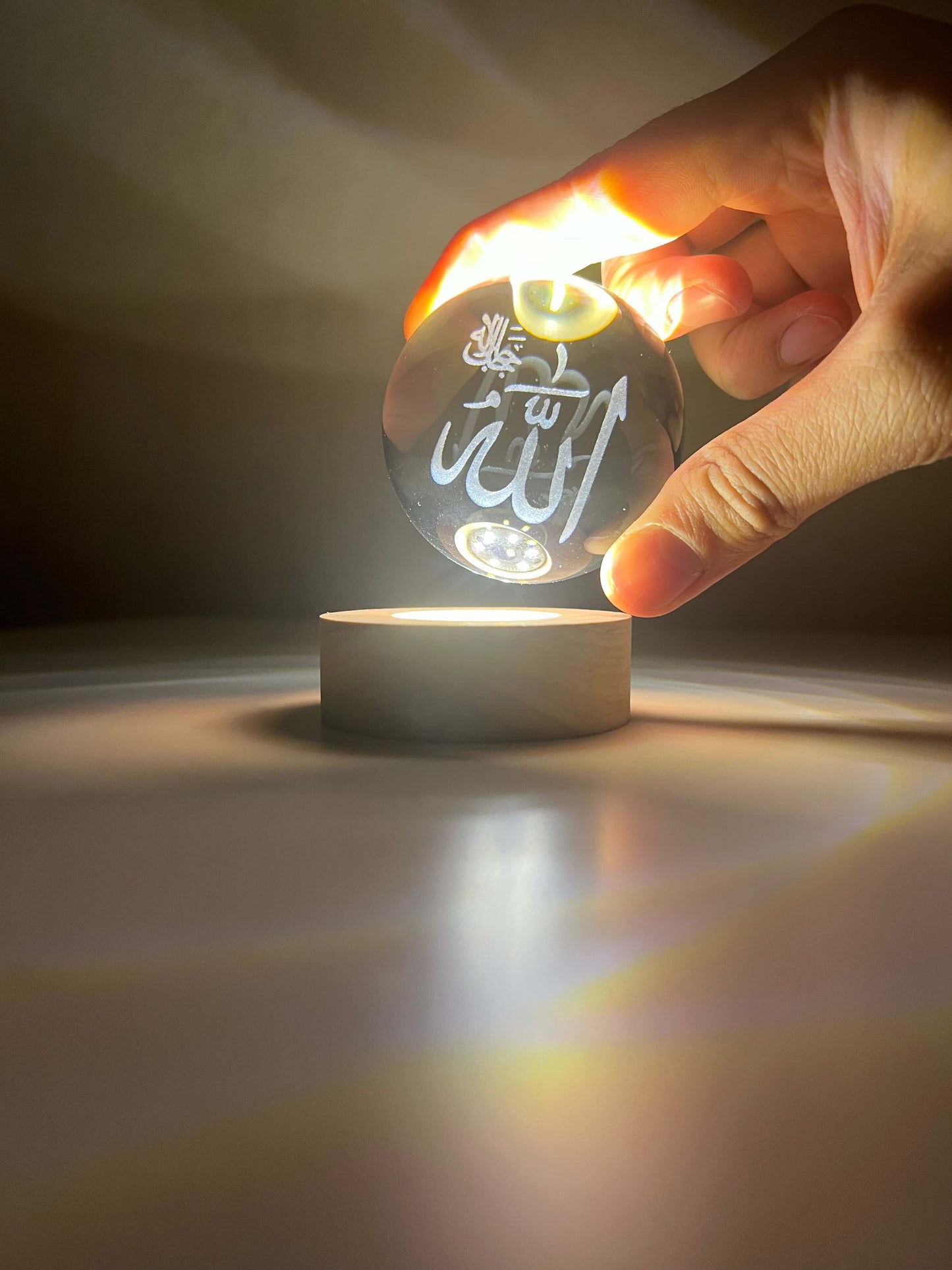 The Halal Globe โ Crystal of Faith