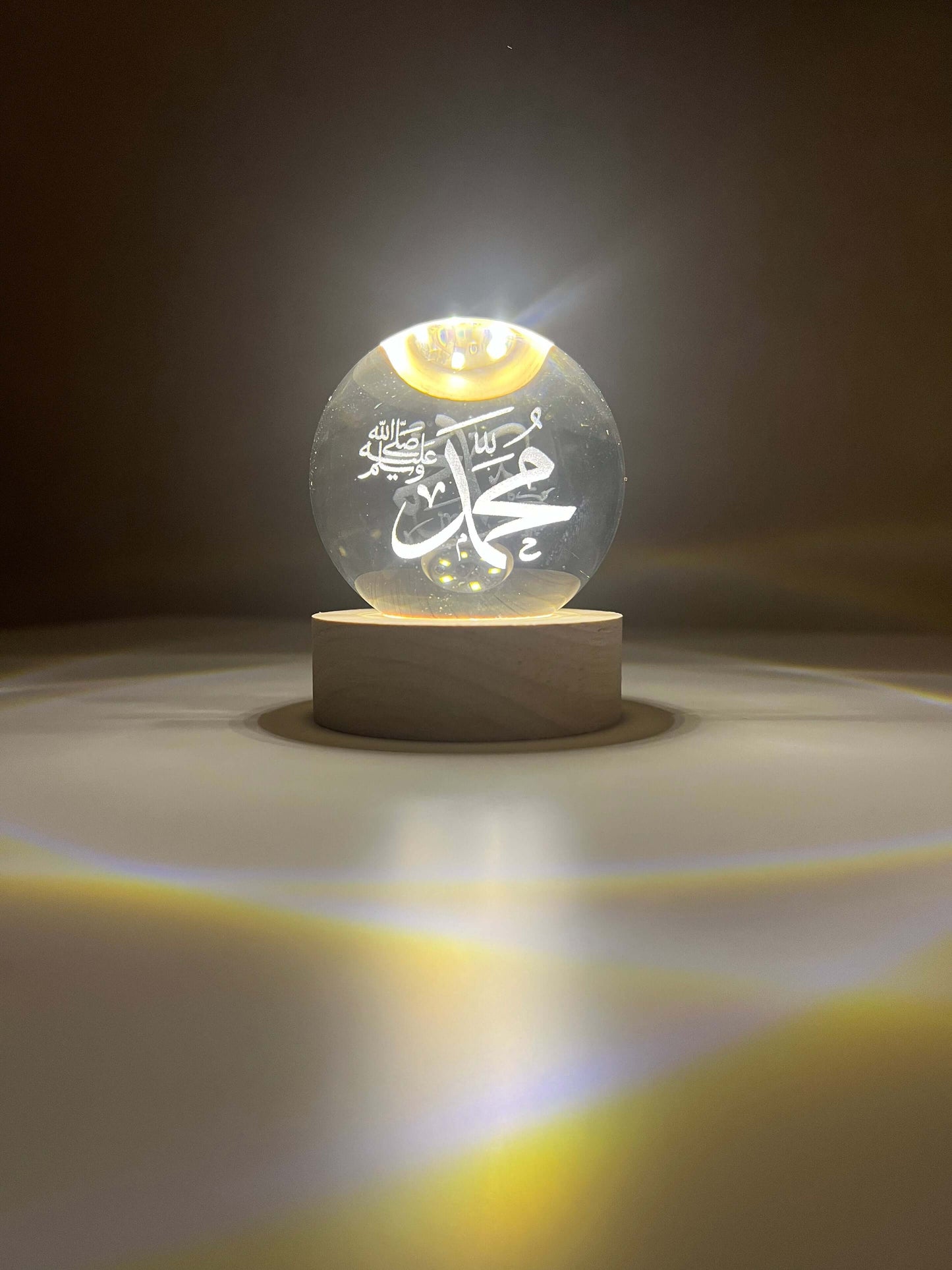 The Halal Globe โ Crystal of Faith