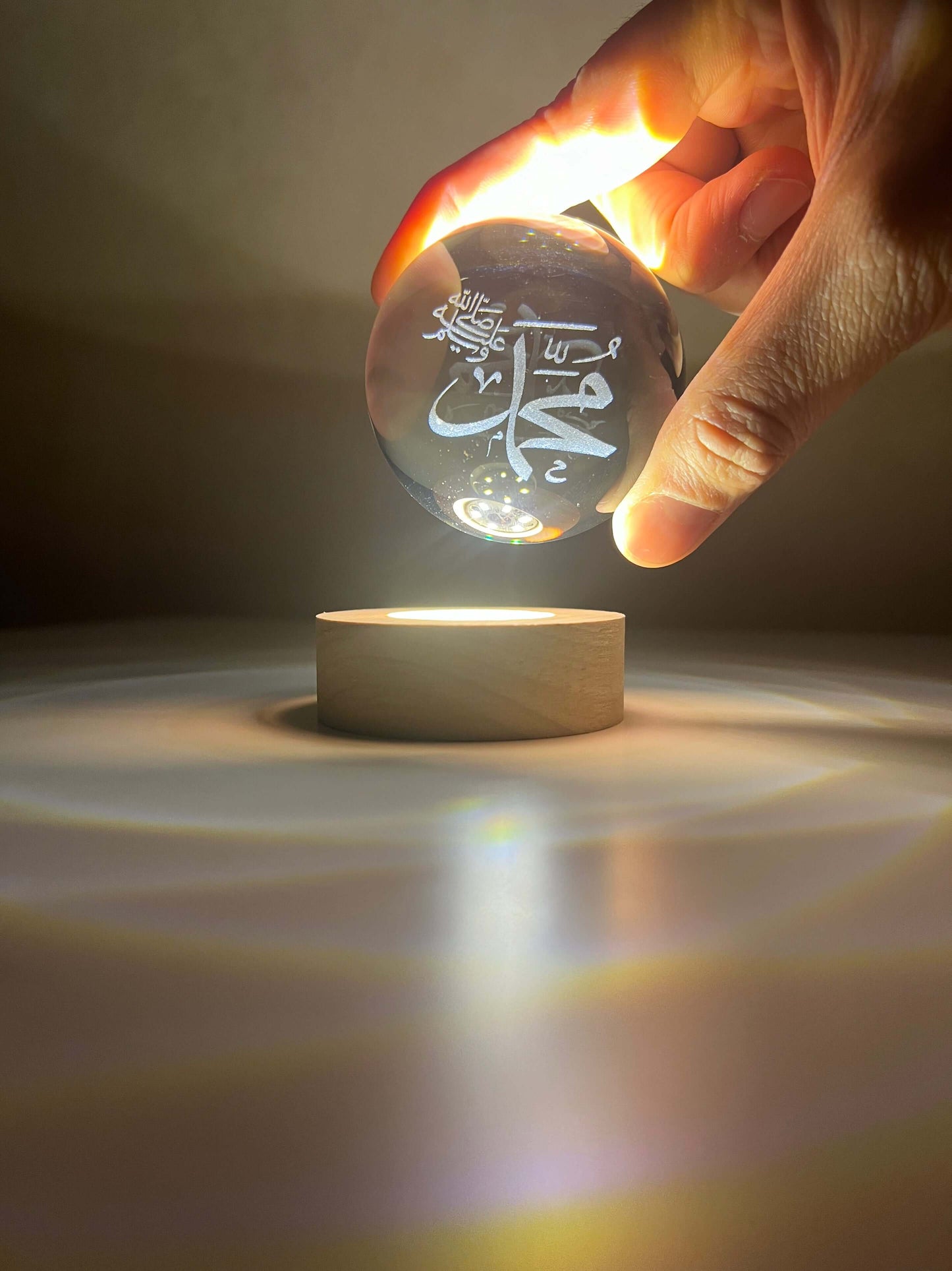 The Halal Globe โ Crystal of Faith
