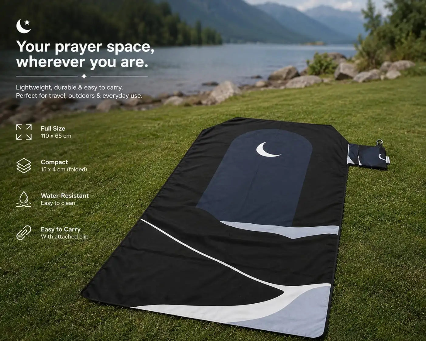 Safar Janamaz™ – Compact Travel Prayer Mat